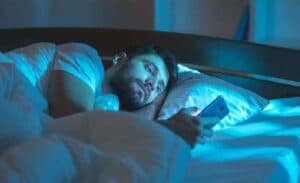 sleeping man