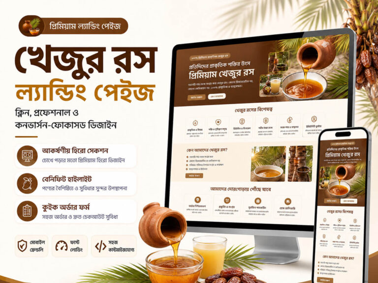 Khejur Rosh Landing Page