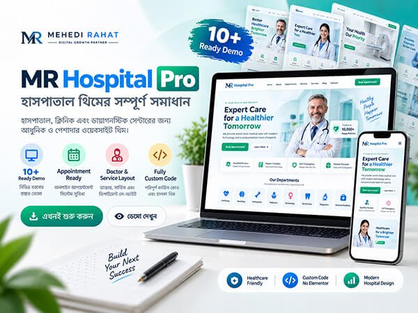 MR Hospital pro - Best Hospital WordPress Theme